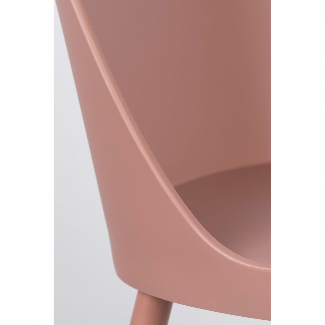 Pip - 2 chaises en résine et métal