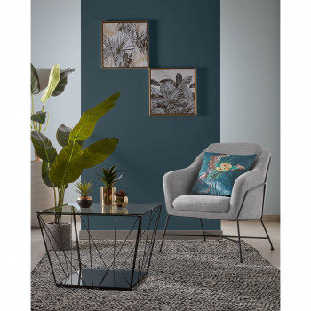 Ourego - Fauteuil en velours
