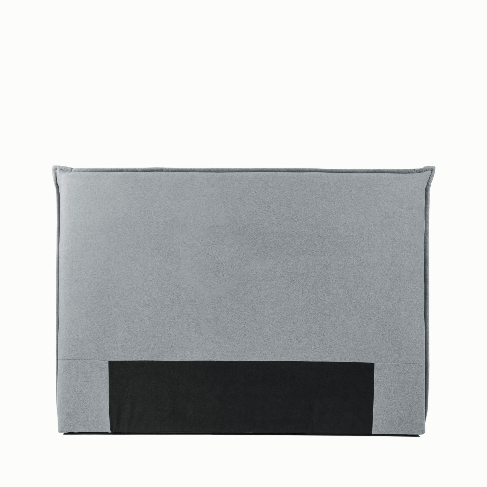 macbeth - tête de lit en tissu 150 cm - couleur - gris
