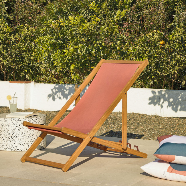 Adredna - Chaise de jardin en bois massif