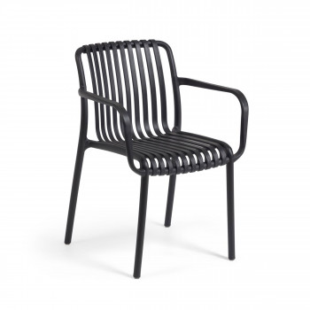 Isabellini - 4 chaises de jardin au design ergonomique