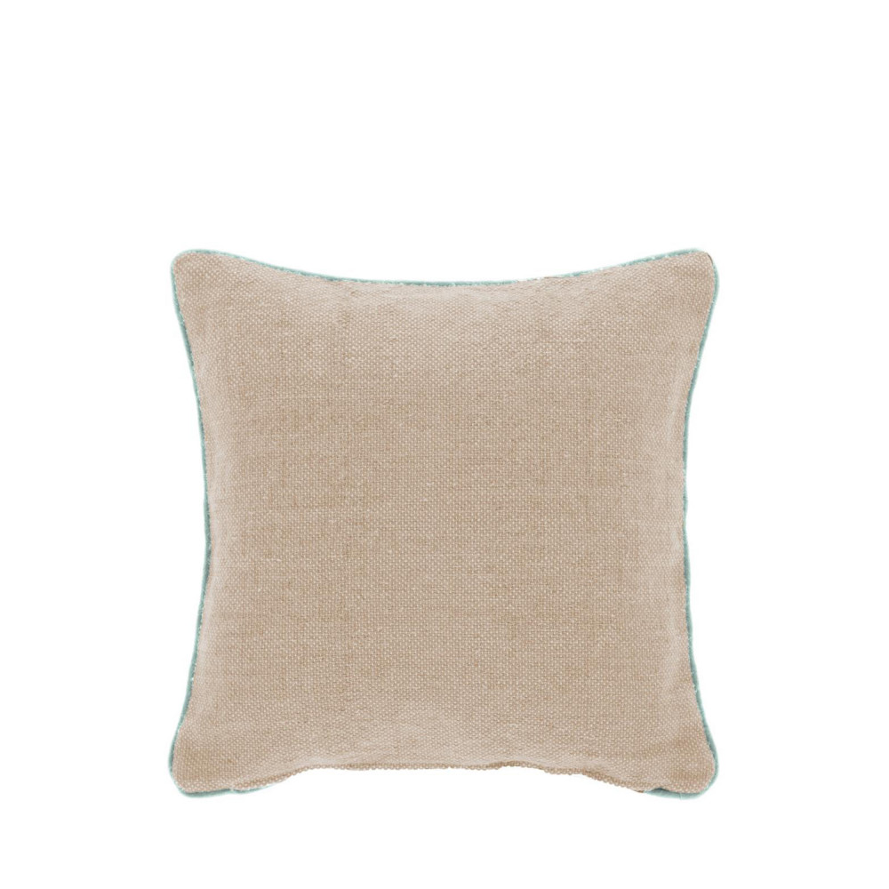 Dalila - Housse de coussin en tissu 100 % PET recyclé 45x45cm - Couleur - Beige