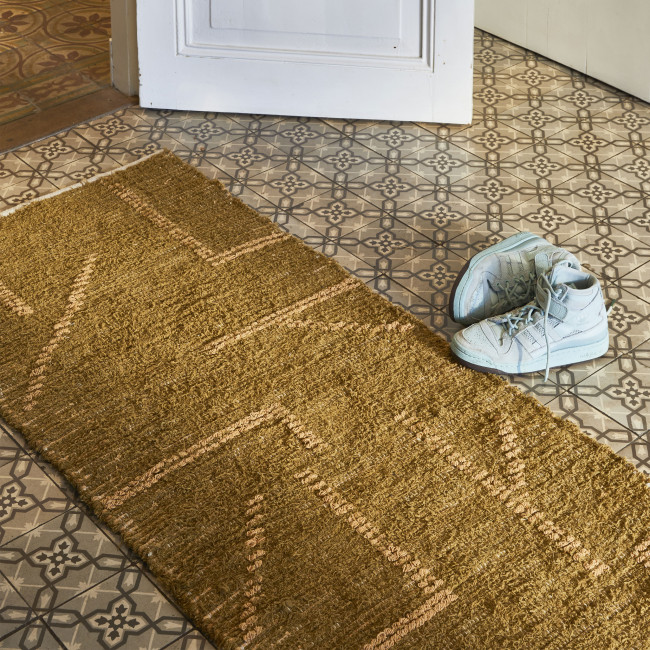 Bran - Tapis en coton tissé à la main 70x200cm