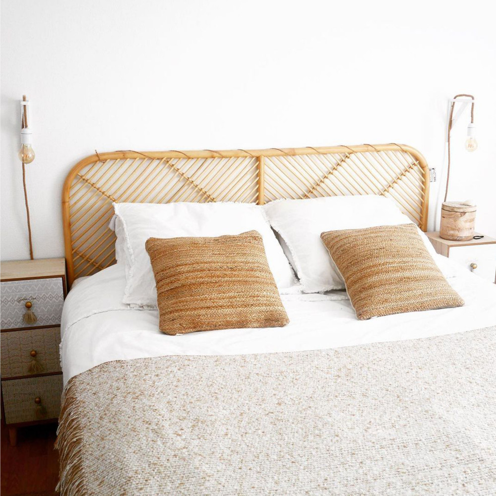 Tête de lit en rotin Kayan