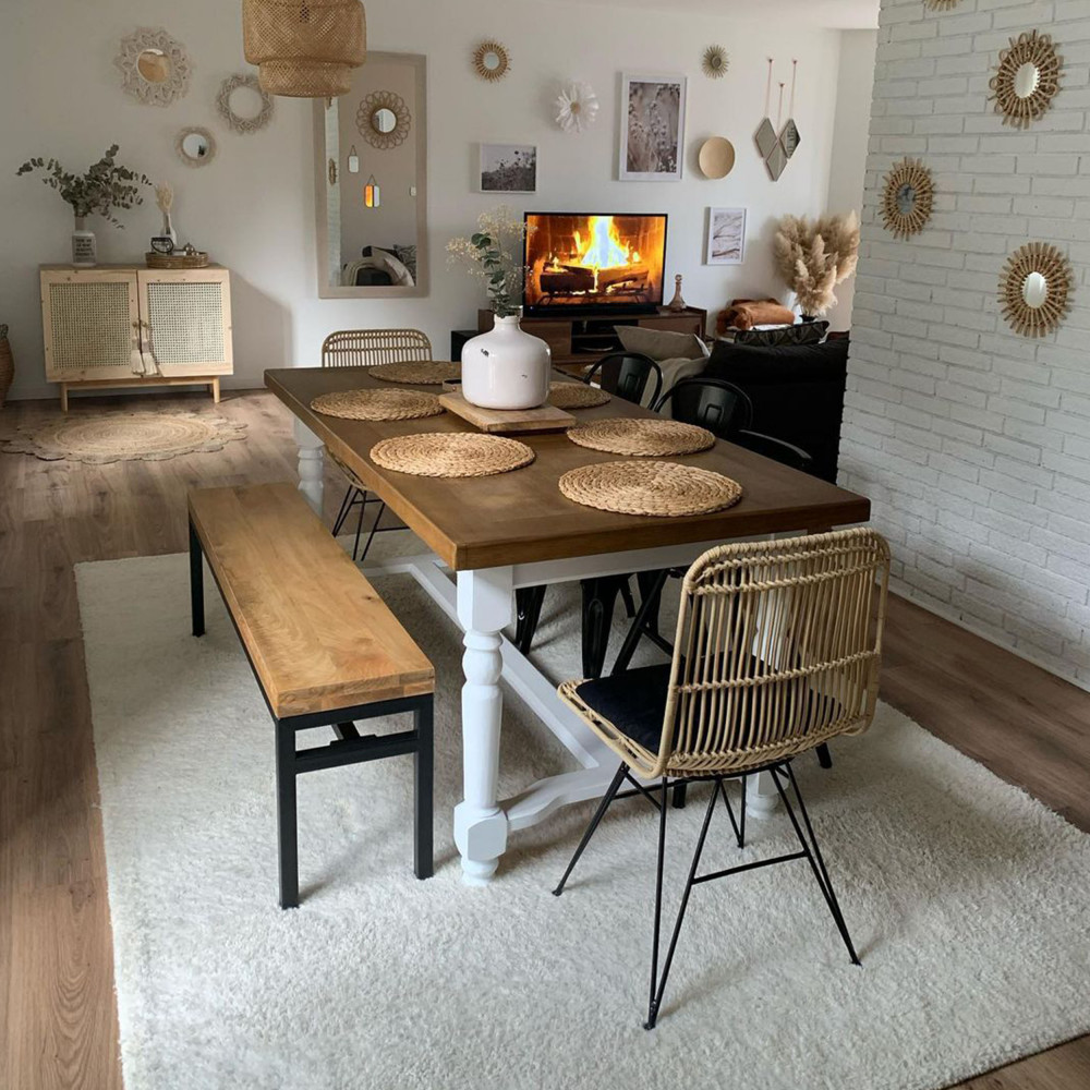 Chaise design en rotin Uyuni