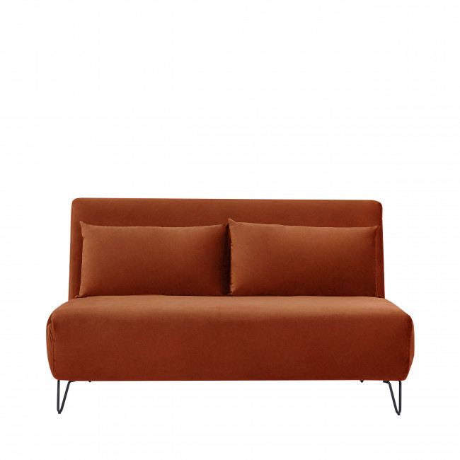 Joe Harper - Canapé convertible 2 places en velours