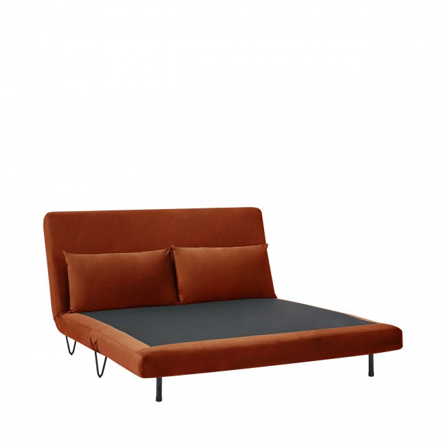 Joe Harper - Canapé convertible 2 places en velours