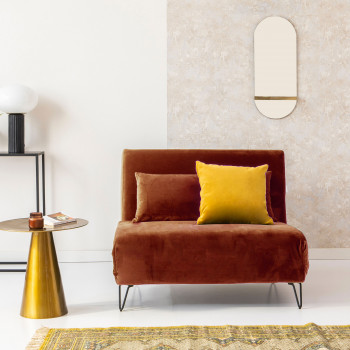 Joe Harper - Fauteuil convertible en velours