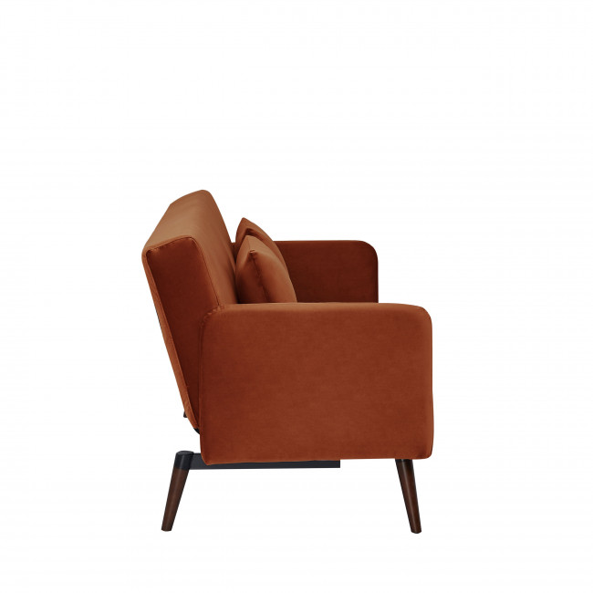 Canapé convertible 3 places velours Nielson