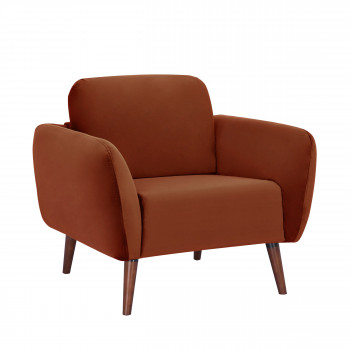 Rawlins - Fauteuil en velours