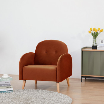 Lonetree - Fauteuil en velours