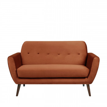 Banquette 2 places velours Epicure