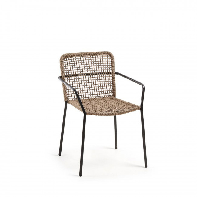 Lot de 4 chaises métal et corde Boomer