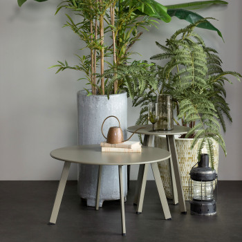 Fer - Table basse ronde en métal ø70cm