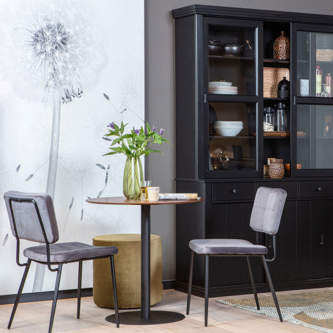 Kaat - 2 chaises en velours