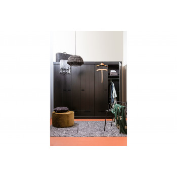 Pouf rond velours S Sara