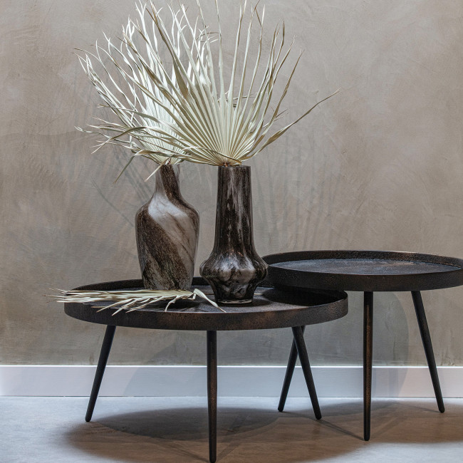 Bounds - Table basse ronde en bois  Ø58cm