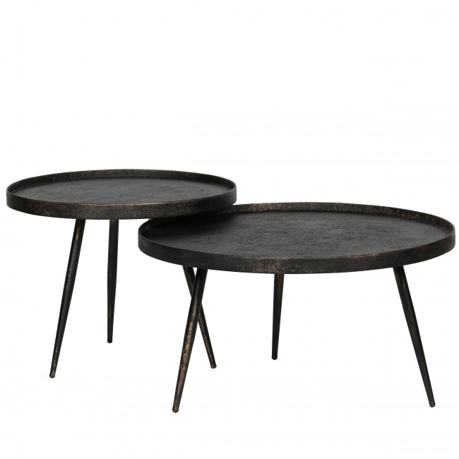 Bounds - Table basse ronde en bois  Ø58cm