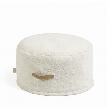 Adara - Pouf rond en tissu ø50cm