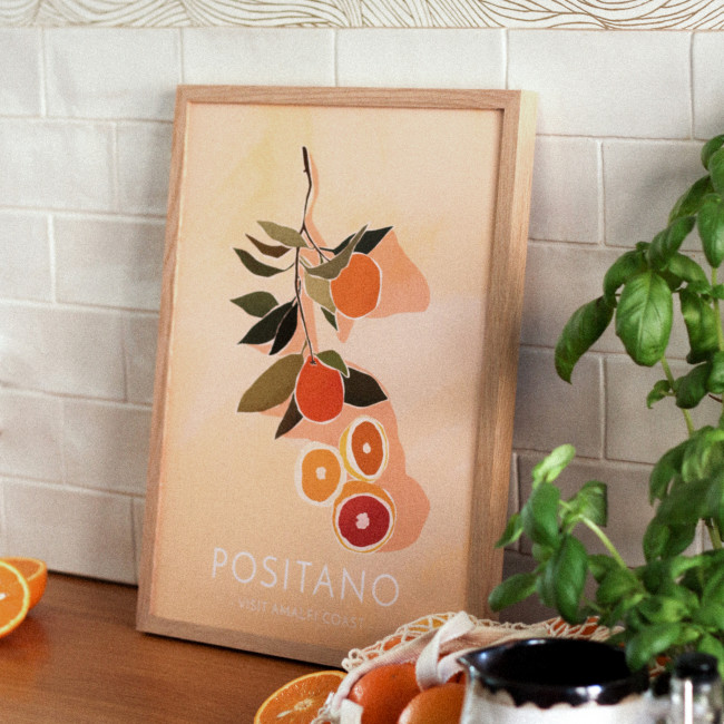 Positano - Affiche en papier