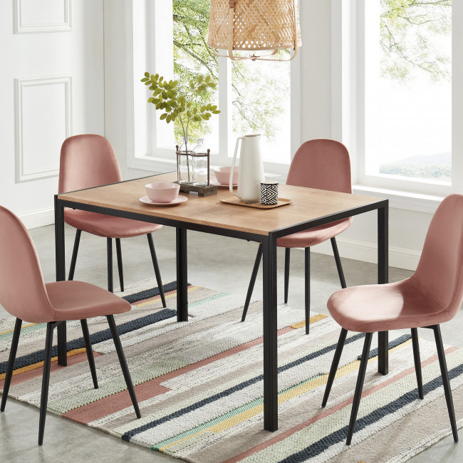 Heki - 4 chaises en velours