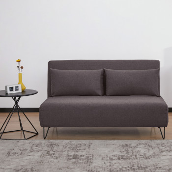 Joe Harper - Canapé convertible 2 places en tissu feutrine