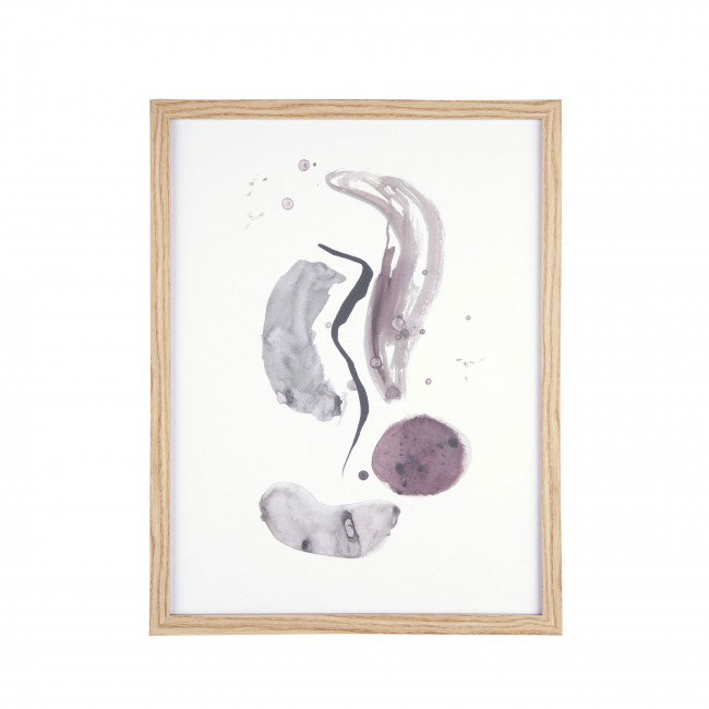 Abstract - Affiche encadrée en bois
