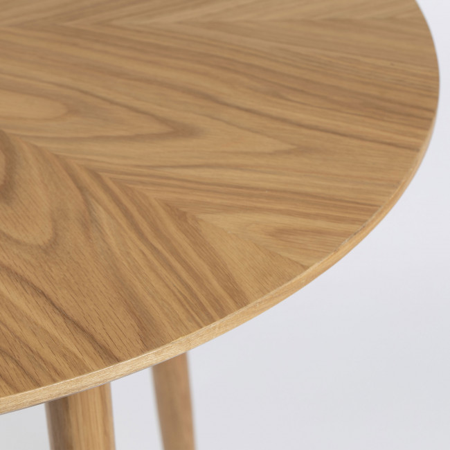 Fabio - Table à manger ronde en bois ø100cm