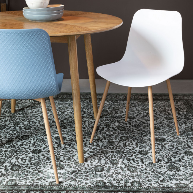 Fabio - Table à manger ronde en bois ø100cm