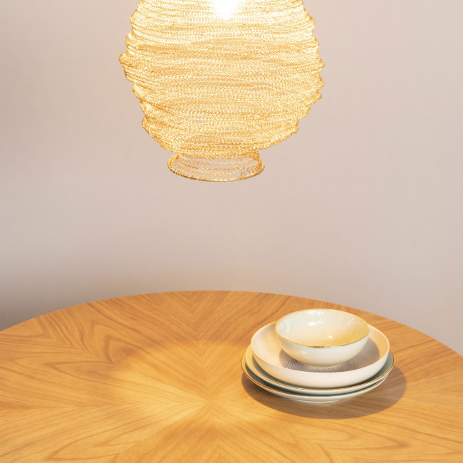 Fabio - Table à manger ronde en bois ø100cm