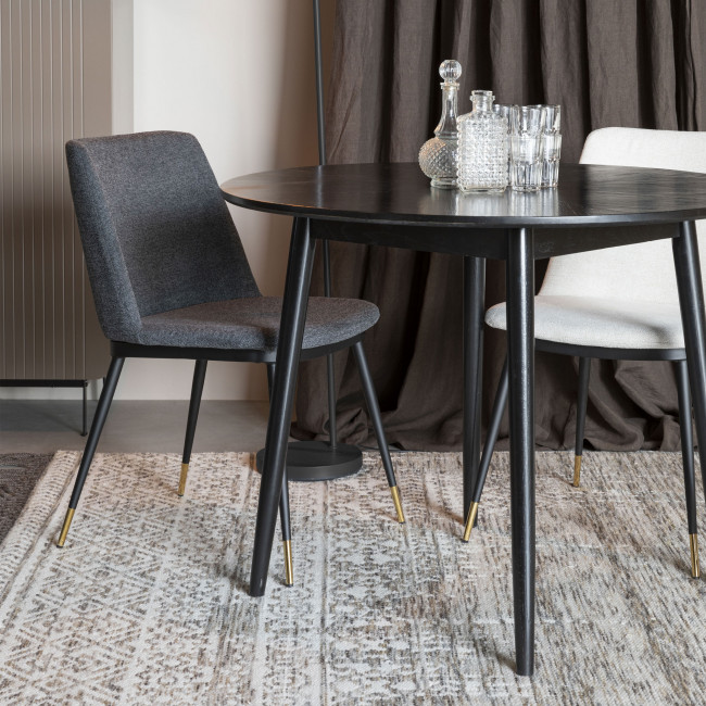 Fabio - Table à manger ronde en bois ø100cm