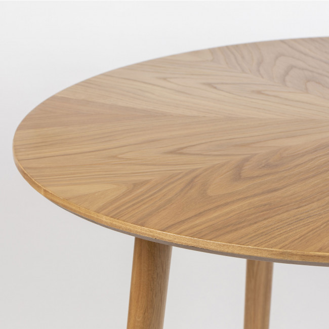 Fabio - Table à manger ronde en bois ø120cm