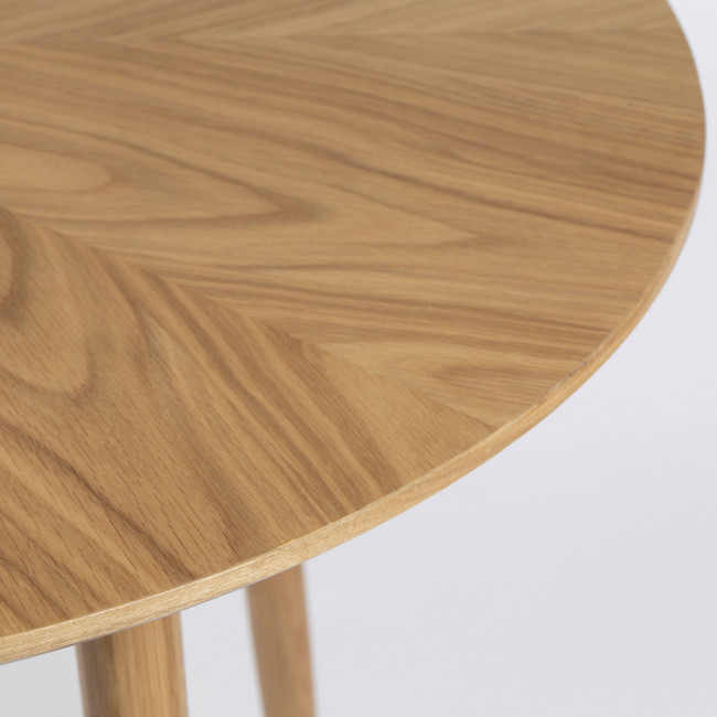 Fabio - Table à manger ronde en bois ø120cm