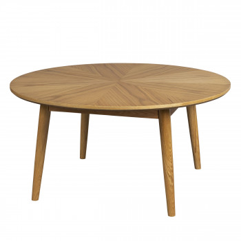 Fabio - Table basse d'appoint ronde en bois ø80cm