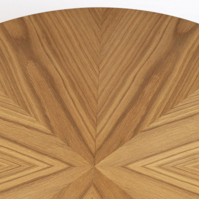 Fabio - Table basse d'appoint ronde en bois ø80cm