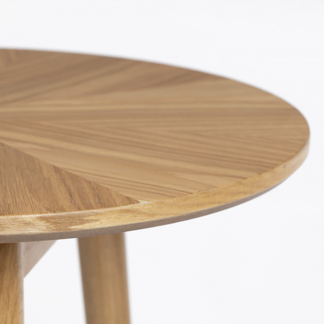 Fabio - Table d'appoint ronde en bois ø50cm