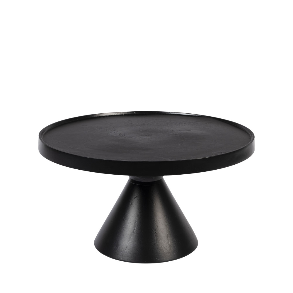 Floss - Table basse en métal ø60cm - Couleur - Noir