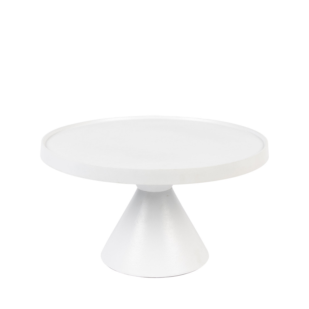 Floss - Table basse en métal ø60cm - Couleur - Blanc