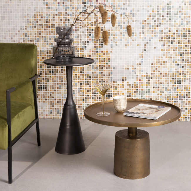 Mason - Table basse ronde en métal ø60cm