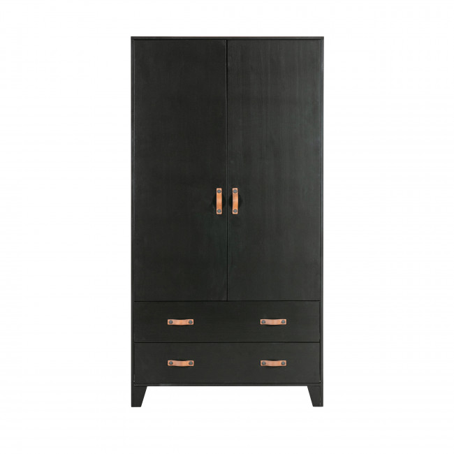 Dian - Armoire vestiaire pour enfant 2 portes 2 tiroirs