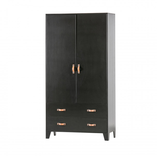 Dian - Armoire vestiaire pour enfant 2 portes 2 tiroirs