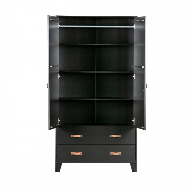 Dian - Armoire vestiaire pour enfant 2 portes 2 tiroirs