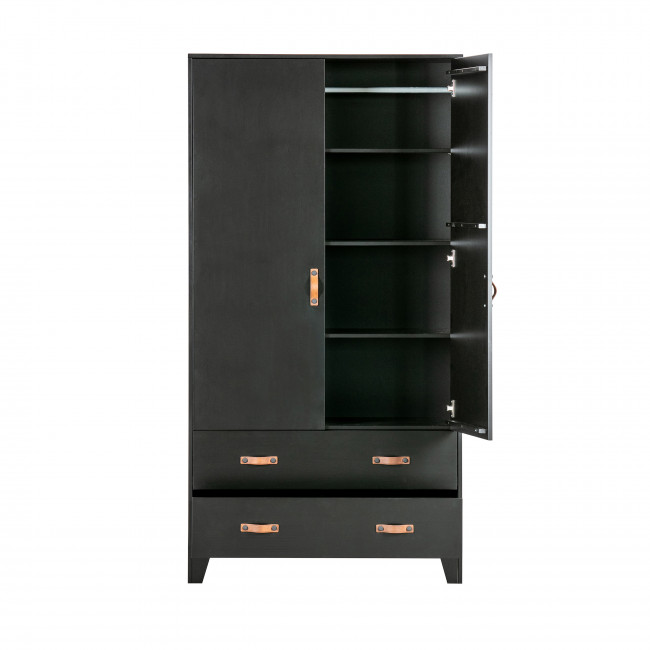 Dian - Armoire vestiaire pour enfant 2 portes 2 tiroirs