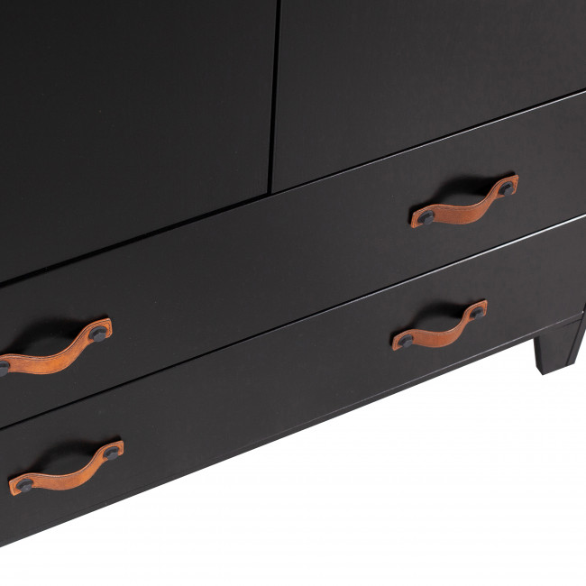 Dian - Armoire vestiaire pour enfant 2 portes 2 tiroirs