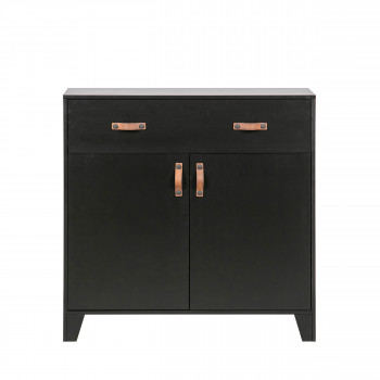 Dian - Commode pour enfant 2 portes 1 tiroir en pin massif