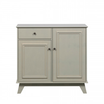 Lily - Commode pour enfant 2 portes 1 tiroir en pin massif