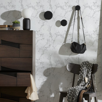 Soldes Porte-Manteaux noir et patère design noir by Drawer