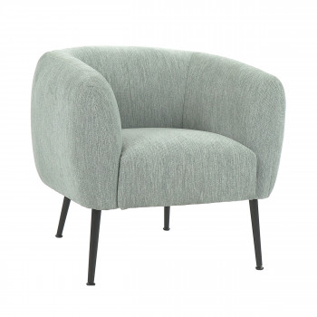 Willy - Fauteuil en tissu et métal