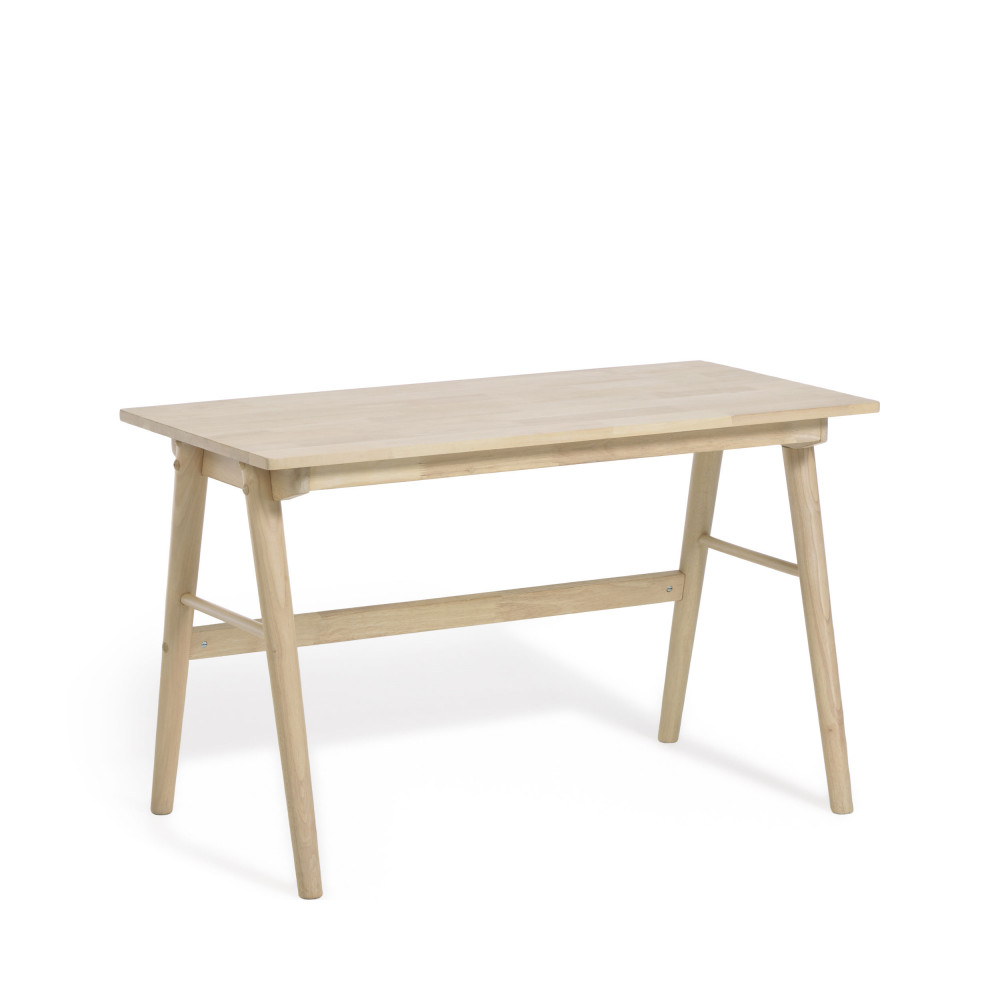 Bureau en bois d'hévéa massif Kave Home - CURIE