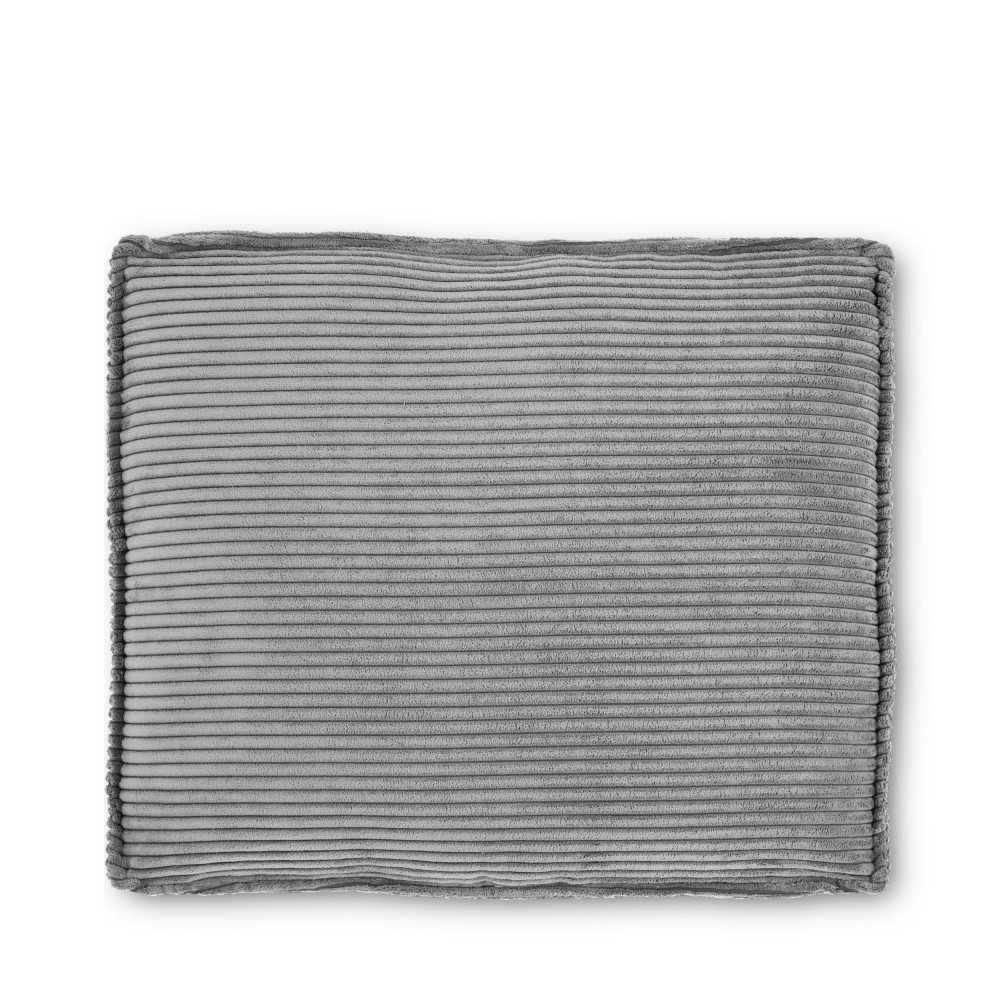 Blok - Coussin en velours 50x60cm - Couleur - Gris